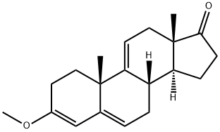 ANDROSTA-3,5,9(11)-TRIEN-17-ONE, 3-METHOXY Struktur