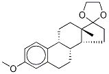 3-O-Methyl Estrone 17-(Ethanediyl Ketal) Struktur