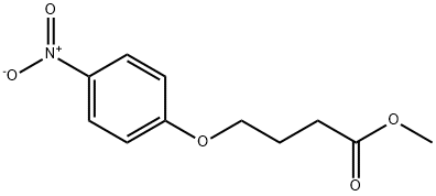 METHYL 4-(P-NITROPHENOXY)BUTYRATE Struktur