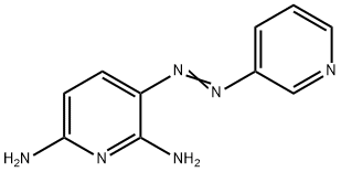 2,6-DIAMINO-3-((PYRIDIN-3-YL)AZO)PYRIDINE Struktur