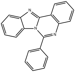 6-PhenylbenziMidazo[1,2-c]quinazoline Struktur