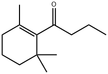 1-(2,6,6-trimethyl-1-cyclohexen-1-yl)butan-1-one  Struktur