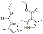 ethyl 2-[(3-ethoxycarbonyl-4-methyl-1H-pyrrol-2-yl)methyl]-4-methyl-1H -pyrrole-3-carboxylate Struktur