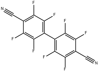 2,2',3,3',5,5',6,6'-OCTAFLUORO-4,4'-BIPHENYLDICARBONITRILE Struktur