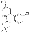 3-TERT-BUTOXYCARBONYLAMINO-3-(3-CHLORO-PHENYL)-PROPIONIC ACID price.