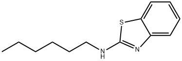 BENZOTHIAZOL-2-YL-HEXYL-AMINE Struktur