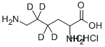 DL-LYSINE-4,4,5,5-D4 2HCL Structure