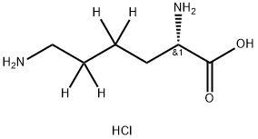 L-LYSINE-4,4,5,5-D4 HCL Struktur