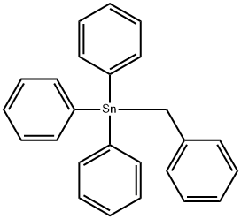 benzyltriphenyltin Struktur