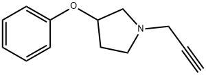 3-PHENOXY-1-(2-PROPYNYL)-PYRROLIDINE Struktur