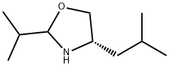 Oxazolidine, 2-(1-methylethyl)-4-(2-methylpropyl)-, (4S)- (9CI) Struktur