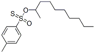 4-Methylbenzenesulfonothioic acid S-decyl ester Struktur