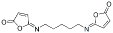 N,N'-Bis[(5Z)-2,5-dihydro-2-oxofuran-5-ylidene]-1,5-pentanediamine Struktur
