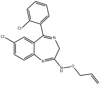 Uldazepam Struktur