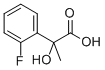 BENZENEACETIC ACID, 2-FLUORO-A-HYDROXY-A-METHYL- Struktur