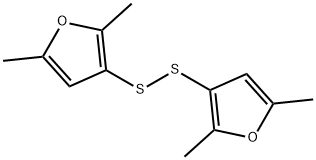 3,3'-dithiobis[2,5-dimethylfuran] Struktur