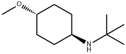 Cyclohexanamine, N-(1,1-dimethylethyl)-4-methoxy-, trans- (9CI) Struktur