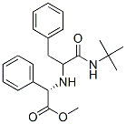 Benzeneacetic acid, alpha-[[2-[(1,1-dimethylethyl)amino]-2-oxo-1-(phenylmethyl)ethyl]amino]-, methyl ester, (alphaS)- (9CI) Struktur