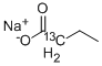 SODIUM BUTYRATE-2-13C Struktur