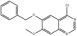 4-Chloro-7-methoxy-6-benzyloxyquinazoline Struktur