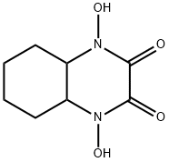 1,4-DIHYDROXYOCTAHYDROQUINOXALINE-2,3-DIONE Struktur