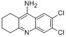 6,7-DICHLORO-1,2,3,4-TETRAHYDROACRIDIN-9-AMINE Struktur