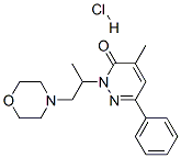 4-methyl-2-(1-morpholin-4-ylpropan-2-yl)-6-phenyl-pyridazin-3-one hydr ochloride Struktur