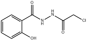 2-HYDROXY-BENZOIC ACID N'-(2-CHLORO-ACETYL)-HYDRAZIDE Struktur