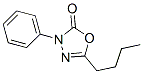 2-Butyl-4-phenyl-1,3,4-oxadiazol-5(4H)-one Struktur