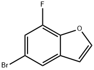 5-BROMO-7-FLUOROBENZOFURAN Struktur