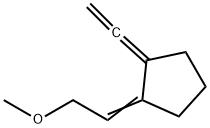 Cyclopentane, 1-ethenylidene-2-(2-methoxyethylidene)- (9CI) Struktur