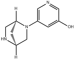 3-Pyridinol,5-(1S,4S)-2,5-diazabicyclo[2.2.1]hept-2-yl-(9CI) Struktur