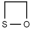 1,2-Oxathietane Struktur