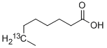 Octanoic  acid-7-13C Struktur