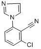 2-CHLORO-6-(1H-IMIDAZOL-1-YL)BENZONITRILE Struktur