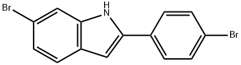 6-BroMo-2-(4-broMophenyl)-indole Struktur