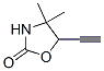 2-Oxazolidinone, 5-ethynyl-4,4-dimethyl- (9CI) Struktur