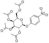 1-(4-NITROPHENYL)-2,3,4,6-TETRA-O-ACETYL-BETA-D-GALACTOPYRANOSIDE Struktur