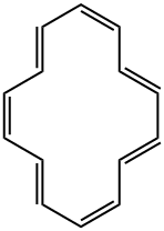 Cyclotetradecane-1,3,5,7,9,11,13-heptene Struktur