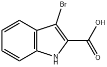 3-BROMOINDOLE-2-CARBOXYLIC ACID Struktur