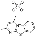 Pyrimido(2,1-b)benzothiazol-5-ium, 2,4-dimethyl-, perchlorate Struktur