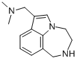 Pyrrolo(3,2,1-jk)(1,4)benzodiazepine, 7-((dimethylamino)methyl)-1,2,3, 4-tetrahydro- Struktur