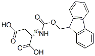 N-(9-FLUORENYLMETHOXYCARBONYL)-L-ASPARTIC-15N ACID Struktur