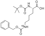 NALPHA-(T-BUTOXYCARBONYL)-N-EPS-(CARBOB& Struktur