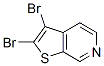 Thieno[2,3-c]pyridine, 2,3-dibromo- (8CI) Struktur