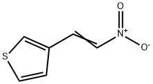 3-(2-nitrovinyl)thiophene Struktur