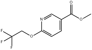 6-(2,2,2-TRIFLUOROETHOXY)NICOTINIC ACID METHYL ESTER Struktur