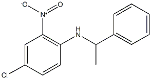 4-chloro-2-nitro-N-(1-phenylethyl)aniline Struktur