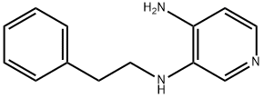 3-(Phenethylamino)pyridin-4-amine Struktur