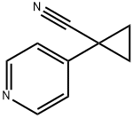 Cyclopropanecarbonitrile, 1-(4-pyridinyl)- (9CI) Struktur